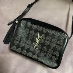 Saint Laurentサンローランハートスタッズショルダーバッグカメラバッグ