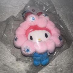 大阪万博 会場限定 ミャクミャク マイメロ　ぬいぐるみキーホルダー単品 新品 大阪万博 会場限定 ミャクミャク マイメロディー