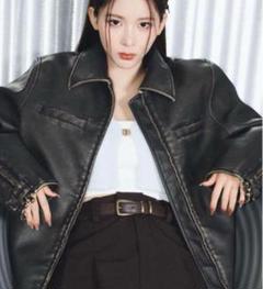 SLY MICHIX leather JACKET 中町綾着用 SLY MICHIX leather JACKET 中町綾着用 - メルカリ