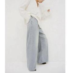 広瀬すず×CLANE TUCK WIDE DENIM PANTS ライトブラック 広瀬すず×CLANE TUCK WIDE DENIM PANTS ブラック - メルカリ