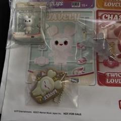 ダヒョングッズセット twice ダヒョンちゃんグッズ（うちわケース、うちわ、トレカなど