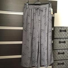 【新品タグ付】ふくふくにゃんこ ルームパンツ L〜L L グレー HAPiNS