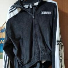 adidas ショート丈ベロア袖ボタンジャケットyuna m87159444147_1.jpg?1740261244