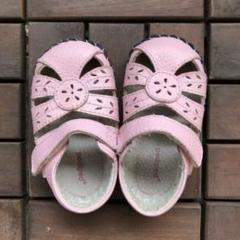 美品　サンダル　ピンク　pediped