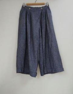シンプリシテェ※simplicite リネン×コットン タック入り ワイドパンツ