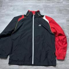 YONEX ヨネックス ナイロンジャケット ウィンドブレーカー S 赤×黒