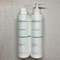 新品 正規品 アンストレス スタビライジングトナー ジェントルクレンジングミルク UNSTRESS CHRISTINA クリスティーナ アンストレス ジェントル