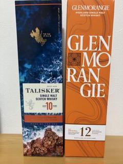 グレンモーレンジ オリジナル 12年 1本　タリスカー 10年 1本　値下げ不可 グレンモーレンジ オリジナル 12年 1本 タリスカー 10年 1本