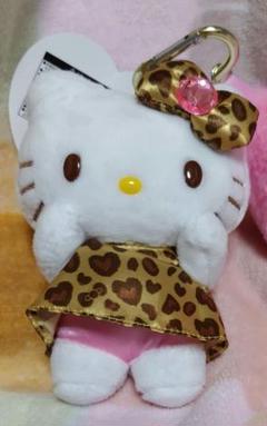 ハローキティ ヒョウ柄マスコット　しまむら