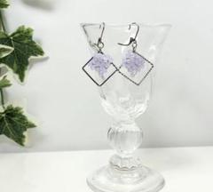 スワロフスキー紫陽花ピアス