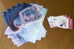 百鬼あやめ 限定オリジナルクリアファイル ステッカーセット