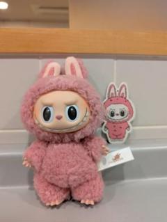 2025年最新】labubu ぬいぐるみ ピンクの人気アイテム - メルカリ