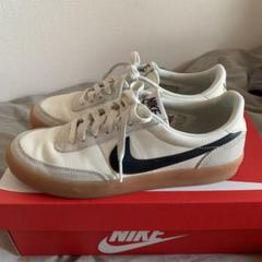 Nike Killshot 2 Leather サンドホワイト ネイビーロゴ
