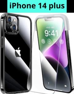 iPhone 14 plus 用 フィルム付きケース 全面保護セット