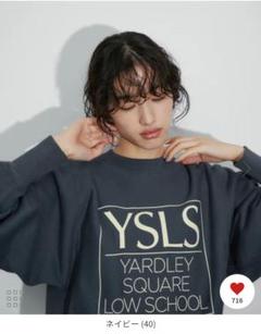 アダム・エ・ロペチャンピオン別注ロゴスウェットネイビー金子綾