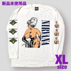 XL ニルヴァーナ NIRVANA × BUTTHOLE SURFERS ロンT Tシャツ