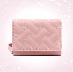 RED ピンク 財布・ケース CHANEL - 【5gc2463-h】シャネル 三つ折り財布 マトラッセ