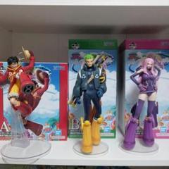 ワンピースフィギュア1番くじ A, B, Cセット 一番くじ ワンピースフィギュアコンプ ルフィ A B C D ラスト