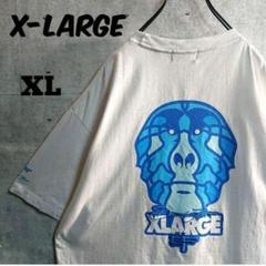 エクストララージ★デビッドフローレス コラボバックプリント Tシャツ 白 XL