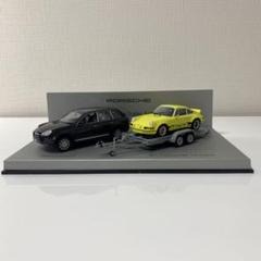 Majorette Porsche Trailer Set Cayenne Turbo S no.1 +918