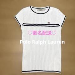 ✨️激レア 星条旗✨️ POLO ラルフローレン リブ 半袖ニット レディースS ✨️激レア 星条旗✨️ POLO ラルフローレン リブ 半袖ニット