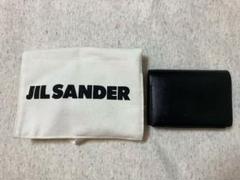 JIL SANDER ブラック レザー カードケース　財布のサムネイル