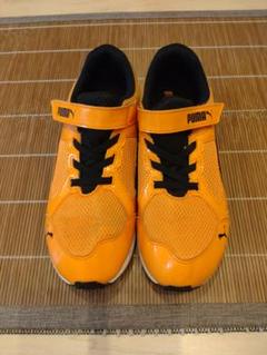 PUMA オレンジ スニーカー ベルクロ