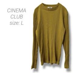 【シネマクラブ】CINEMA CLUB ハニーズ リブニットセーター L 細身