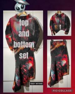 ISSEY MIYAKE 芸術的柄 トップス &スカート 銀河 名作激レア