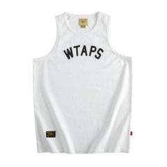 WTAPS M ホワイトタンクトップ wtapsタンクトップ M - メルカリ