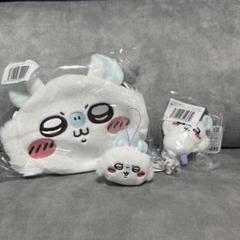 ちいかわ　モモンガグッズセット　お顔ポーチ、マスコット、きーホルダー