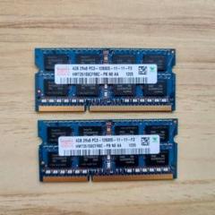 ノートPC用 Hynix 4GB DDR3 メモリ – PC3-12800S