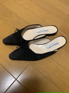 値下げ】NEBULONI E. ヘアーカーフ リボンミュール / size36