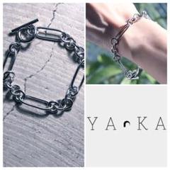 ★【新品＊未使用品】YARKA silver925 ブレスレット　喜平チェーン★ YArKA ブレスレット 「YArKA/ヤーカ」silver925 thick big flat