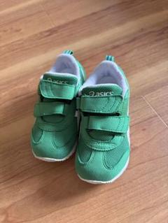 ASICS グリーンスニーカー 16.5