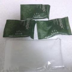 もずの魔法洗顔石鹸3個セット、専用ネット付き