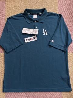 ★新品　MLBドジャース　ポロシャツ☆ブルーL