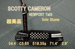 SCOTTY CAMERON NEWPORT Tel3 Sole Stump