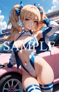 ☆高画質 アート ポスター A4 セクシー 同人 イラスト 美女 R009