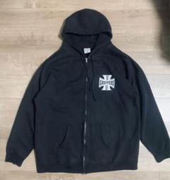 WEST COAST CHOPPERS パーカー 90’s〜 Vintage 90s Charcoal Grey West Coast Choppers Hoodie (L