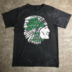【ヴィンテージ】インディアン プリントTシャツ 古着 ZSM3 ネイティブ 黒