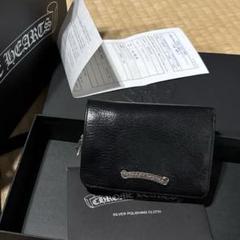 CHROMATIC LEATHER 三つ折り財布 ブラック