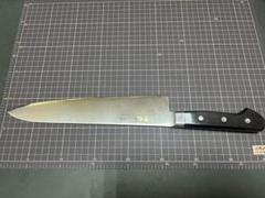 未使用 堺 實光 牛刀 27cm 本刃付け 片刃 INOX モリブデン鋼