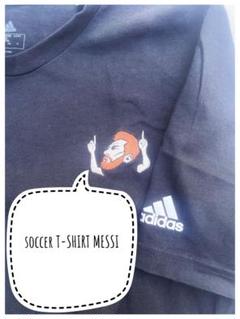 adidas メッシ Tシャツ Lサイズ ブラック