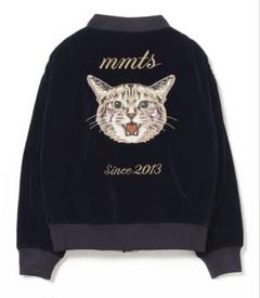 試着のみ】mmts 猫刺繍リバーシブルブルゾン ヒョウ柄 - メルカリ