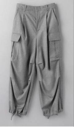 sacra FLANNEL CARGO PANTS カーゴパンツ グレー d01ba6b387e88bb5ee75e53244c370