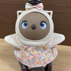 ラボット LOVOT ラボットの服ハンドメイド 3段ティアードチュニックブラック LCF58-08_front_420.jpg