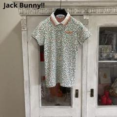 ジャックバニー 半袖シャツ 1 小花柄 ゴルフウェア