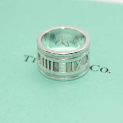 美品 Tiffany&Co. ティファニー アトラス ワイド リング 指輪 9号