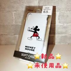 [新品]ミッキーマウス ソフトケース iPhoneXsMax 6.5インチ